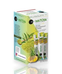 Bilge İlaç Matcha Premium Japanese Premium Japanese MATCHA & BROMELAİN Limon Aromalı Detox Burner Form Çayı 1 Kutu