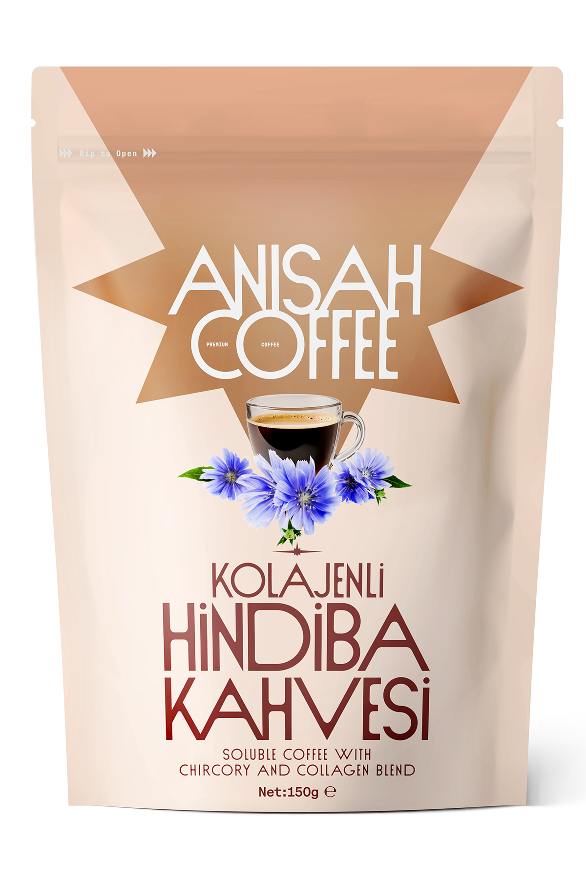 Anisah Coffee Kolajenli Hindiba Kahvesi | 150gr | Lif Kaynağı