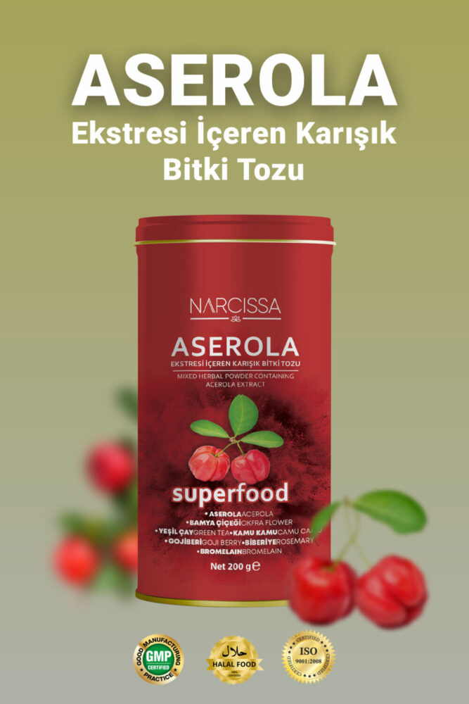 Mixed Herbal Powder containing Narcissa Acerola Extract - Acerola Detox Form Tea