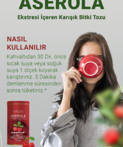 Alternative view of Narcissa Aserola Ekstresi içeren Karışık Bitki Tozu - Aserola Detoks Form Çayı