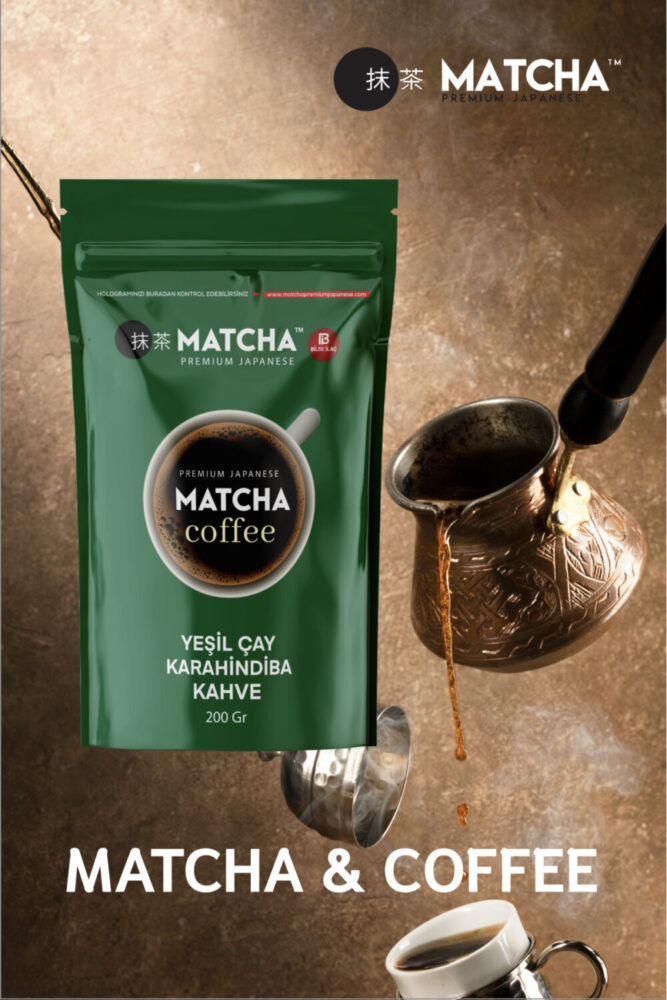 Bilge İlaç Matcha Premium Japanese KAHVE YEŞİL ÇAY VE KARAHİNDİBA İÇEREN KAHVE - Görsel 2