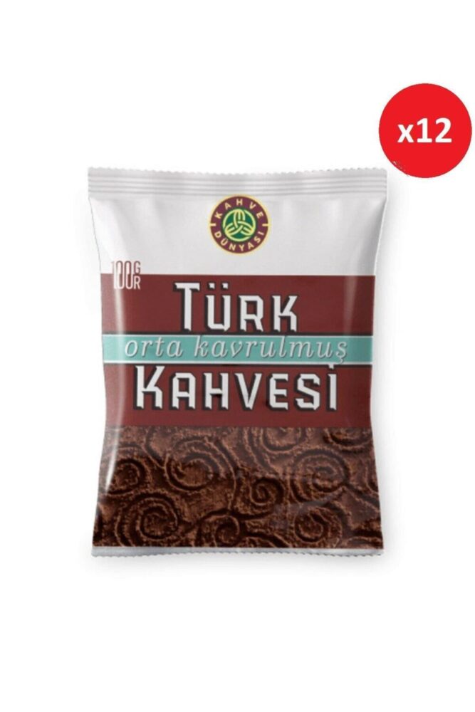 Kahve Dünyası Orta Kavrulmuş Türk Kahve 100 gr 12'li Paket - Görsel 2