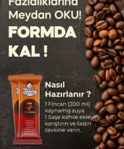 Alternative view of Patina Form Kahvesi 7 Egzotik Meyve ve Ekstra Kafeinli 30 Saşet