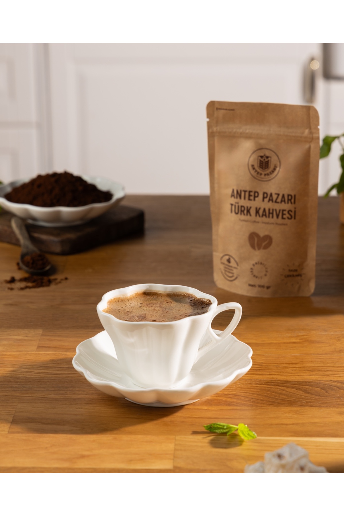 Antep Pazarı Türk Kahvesi - Orta Kavrulmuş - 100g - Görsel 3
