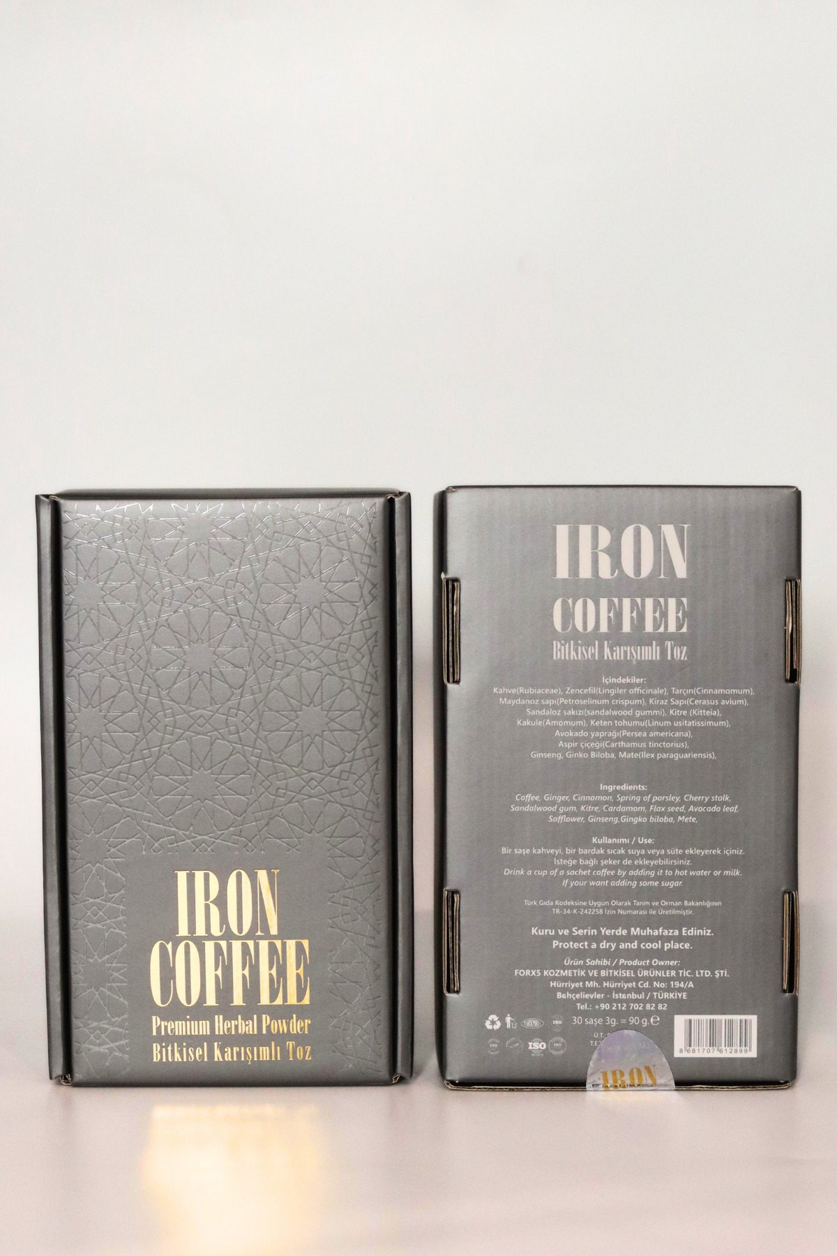 IRON HERBAL Iron Coffee Bitkisel Toz Kahve - Görsel 3