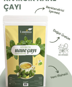 LUMİNAOİL Kıvırcık Nane Çayı (Spearmint Tea) 45 Gr. 30 Süzen Poşet