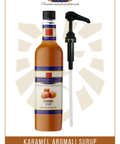 Simonelli Kahve Ve Kokteyl Şurubu Karamel Aromalı 700 ml Pompa Hediyeli