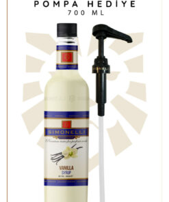Alternative view of Simonelli Kahve Ve Kokteyl Şurubu Karamel Aromalı Vanilya Aromalı 700 ml Pompa Hediyeli