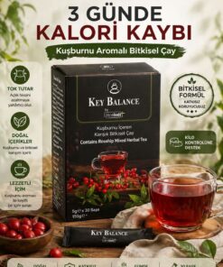 keybalance sağlık ve form Zerobody Bitkisel Form Çayı – 30 Günlük | Kuşburnu Aromalı | Tok Tutar |