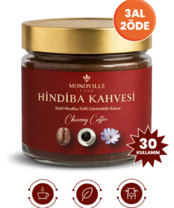 Monoville Hindiba Kahvesi 75 gr Hindiba Kahve Cam Kavanoz ( Chicory Coffee )