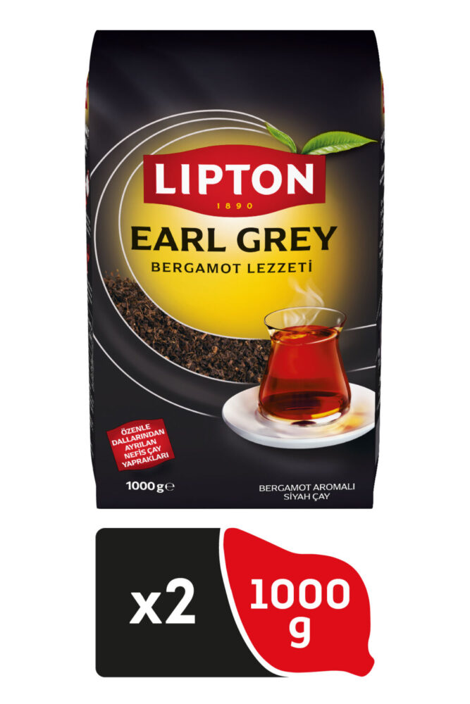 Lipton Earl Grey Dökme Çay 1000 Gr-2 Paket