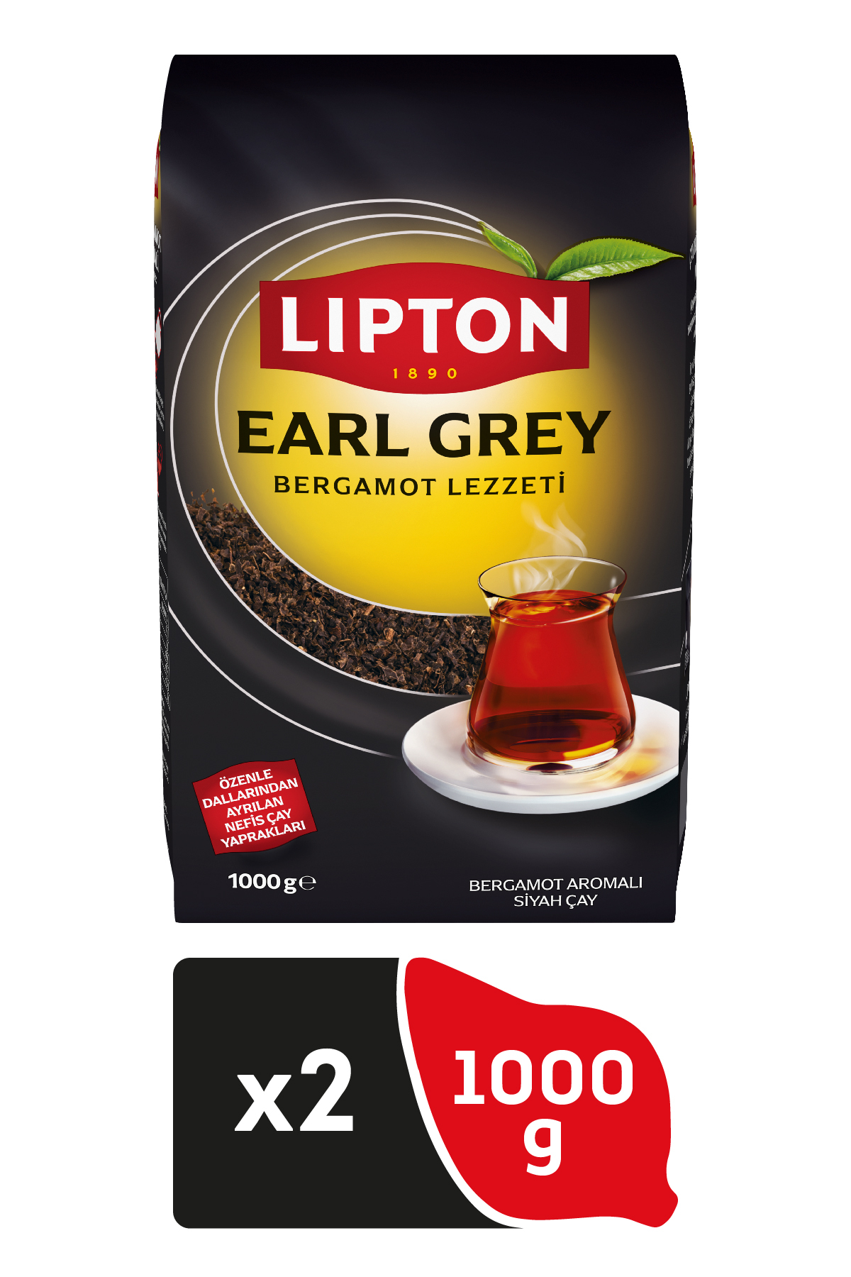 Lipton Earl Grey Dökme Çay 1000 Gr-2 Paket