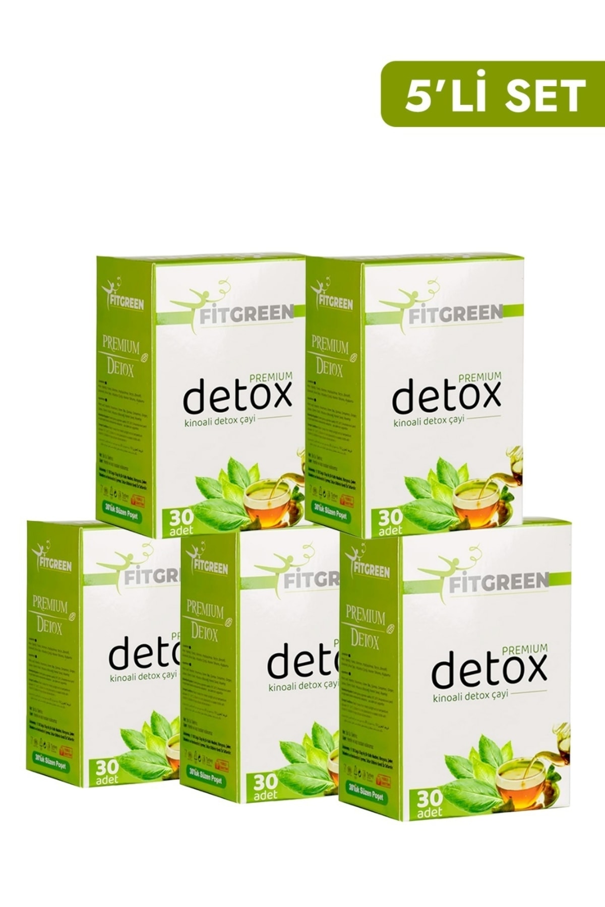 FİTGREEN Kinoa’lı Çay 5 Kutu Detox Form Çayı Diyette Çay diyet çay FİT YAŞAM