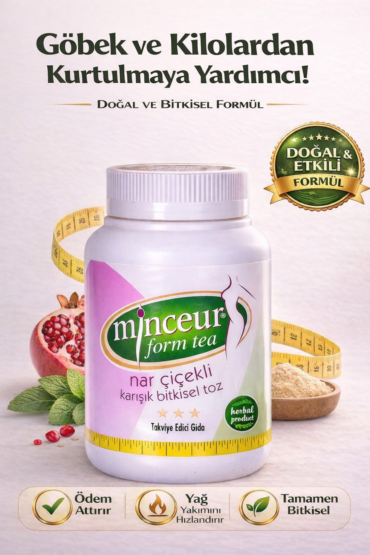 minceur nar çiçekli Minceur- , Detoks Etkili Doğal Zayıflama Destekleyici Çay