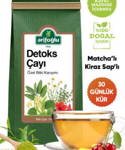 Arifoğlu Detoks Çayı Matcha & Kiraz Sapı İçeren 12 Özel Bitki Kürü - 30 gün 150gr