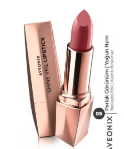 AVEONIX Shine Veil Parlak Ruj 05 Nemlendirici Pürüzsüz Dolgun Dudak Etkili Lipstick