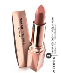 AVEONIX Shine Veil Parlak Ruj 03 Nemlendirici Pürüzsüz Dolgun Dudak Etkili Lipstick