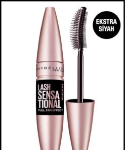 Maybelline New York Lash Sensational Yelpaze Etkili Intense Black Maskara - Ekstra Siyah