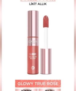 L'Oreal Paris Lumi Blush Likit Allık 630 Glowy True Rose - Pembe Tonlu, Aydınlık, Canlı ve Doğal Işıltı Veren