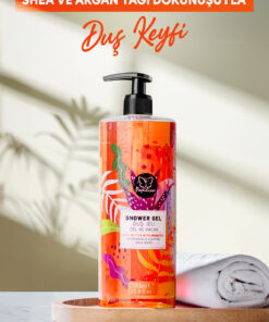 Papilion Duş Jeli Shea Butter & Argan Yağlı Nemlendirici Bakım Duş Jeli 1000 ml