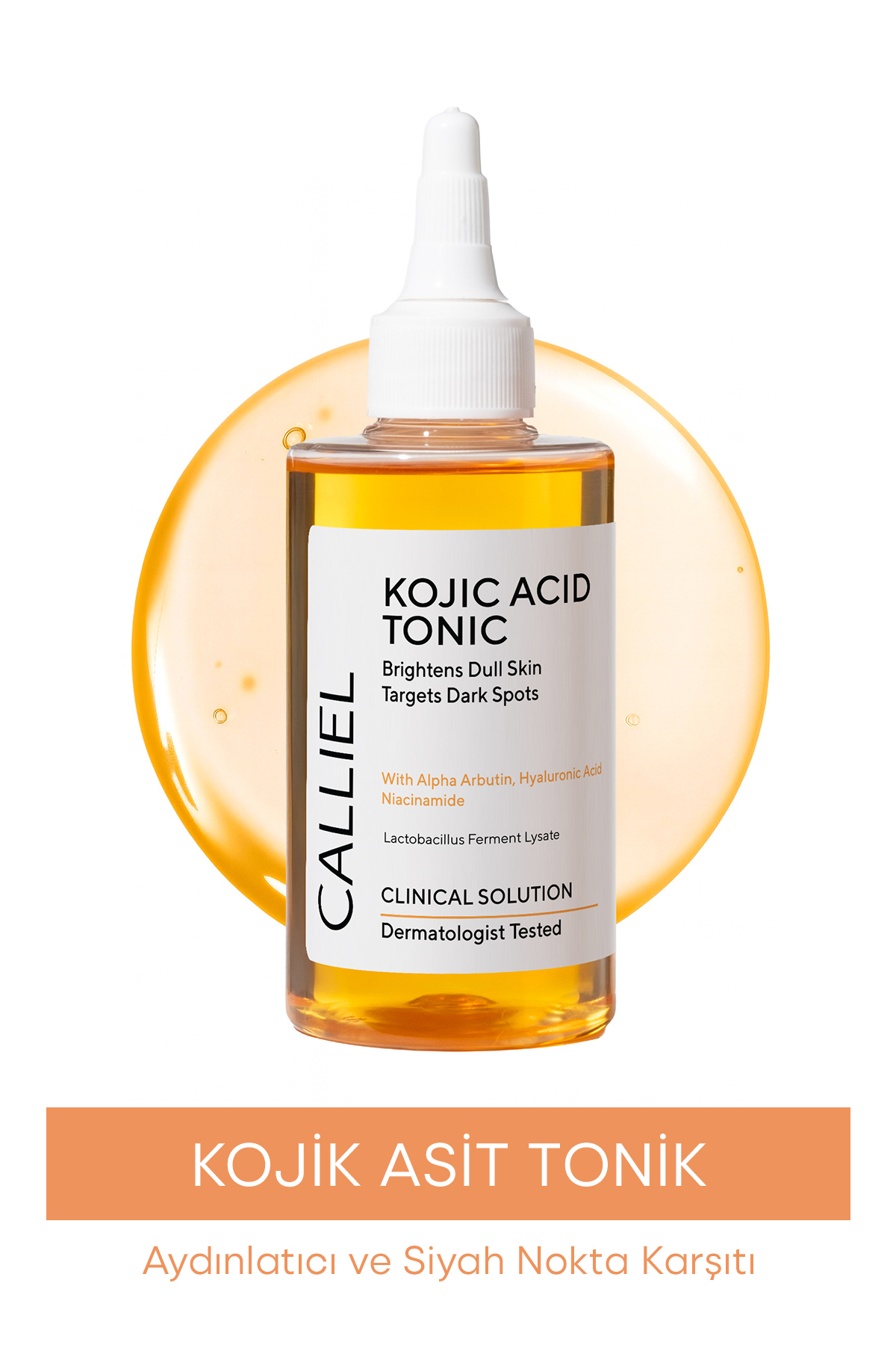 CALLİEL Aydınlatıcı, Leke Ve Siyah Nokta Karşıtı Kojik Asit Tonik 200 ml