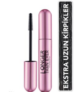 Flormar Doğal Formüllü Kirpik Uzatıcı Maskara (Siyah) - Longer Than Ever Mascara - 001 Black - 8682536067119