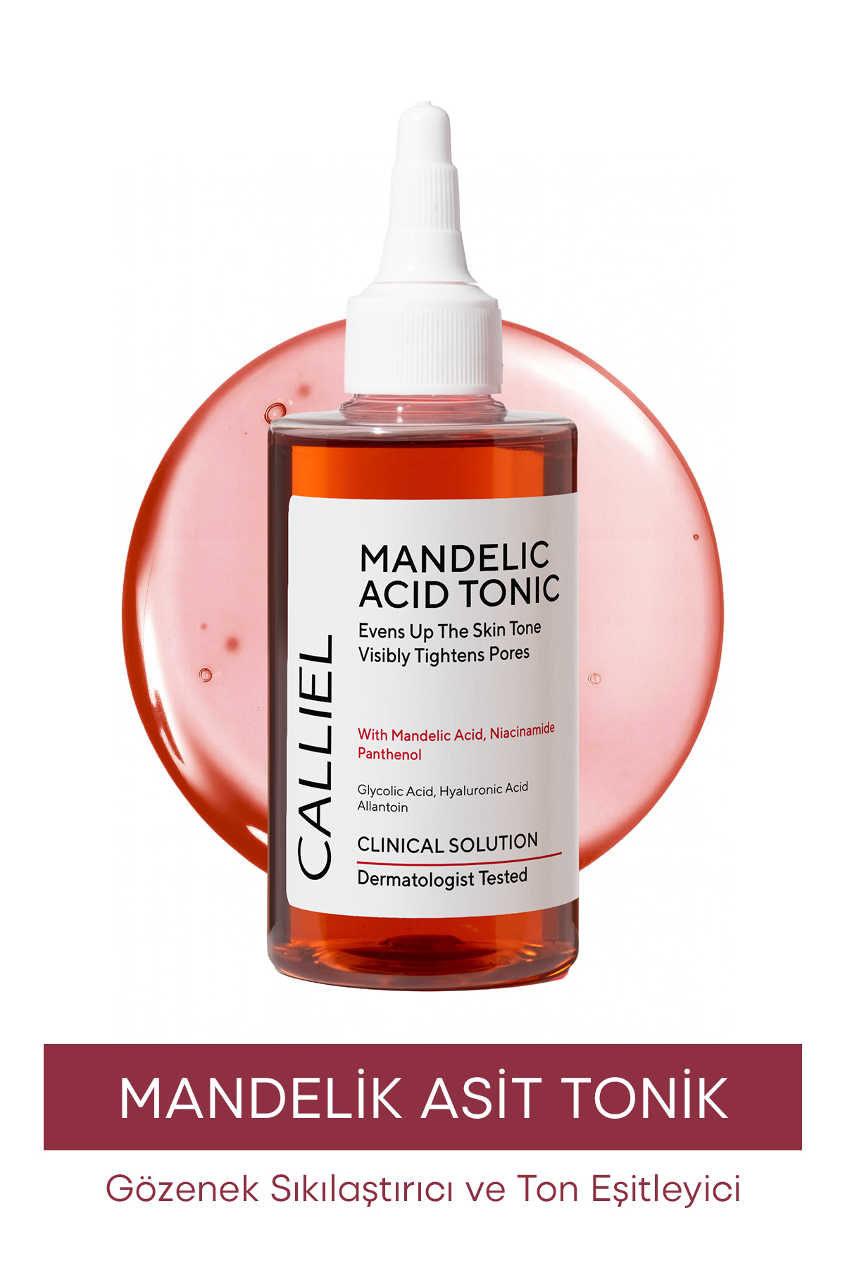 CALLİEL Ton Eşitleyici Gözenek Sıkılaştırıcı Mandelik Asit Tonik 200 Ml