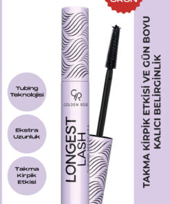 Golden Rose Longest Lash Tubing Mascara - Ekstra Uzunluk ve Takma Kirpik Etkili Siyah Maskara
