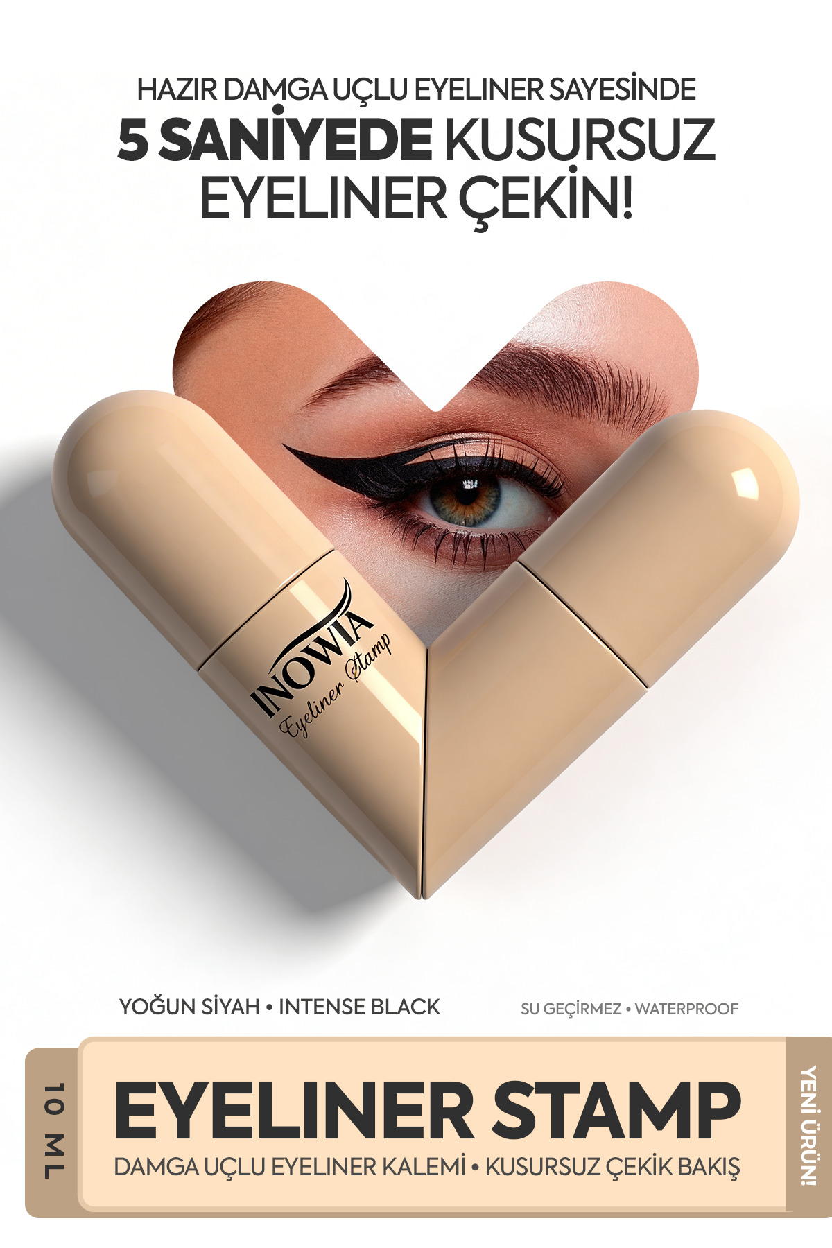 İnowia İNOWİA-Eyeliner stamp-Çift Taraflı Suya dayanıklı