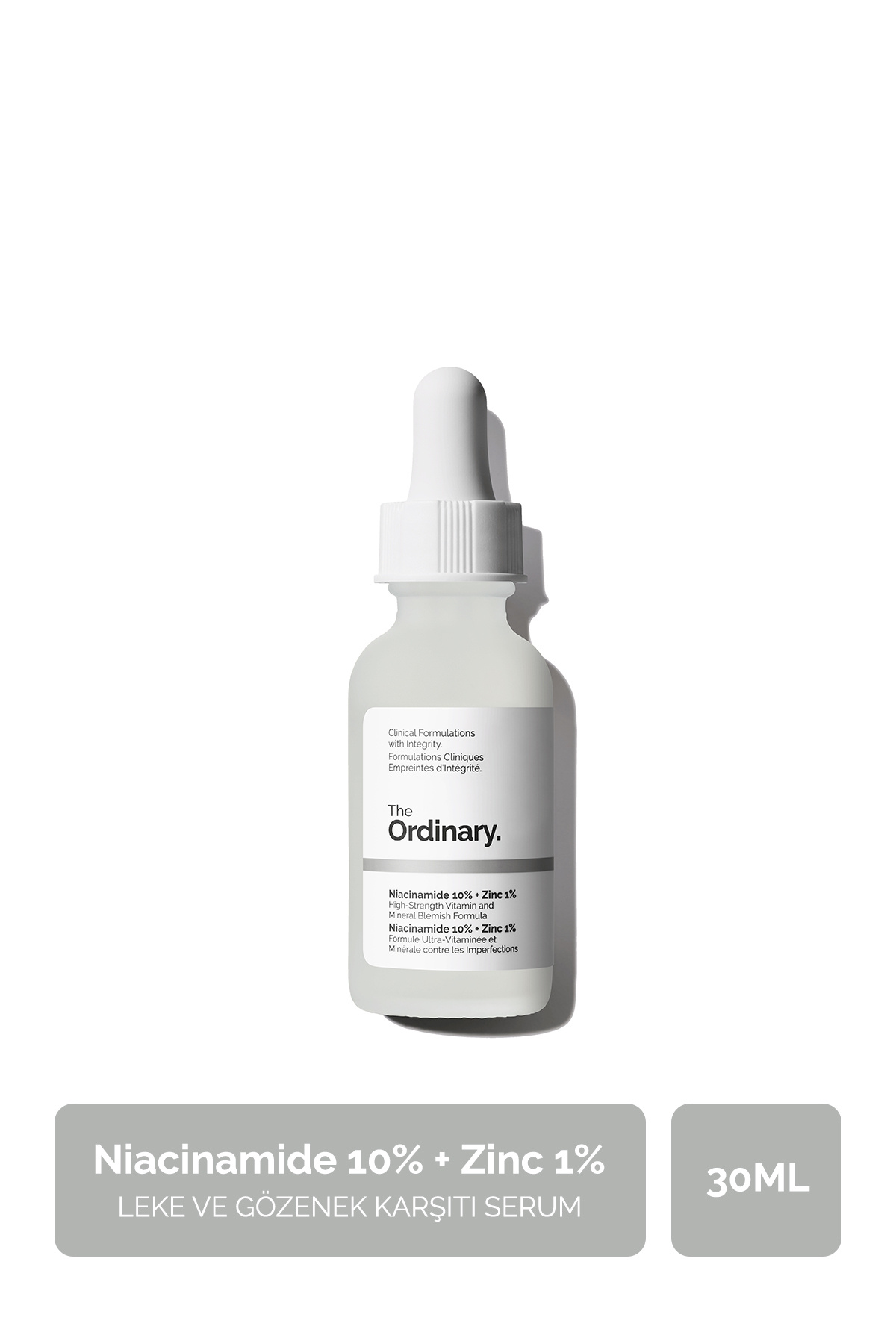 The Ordinary Niacinamide 10% + Zinc 1% - Leke ve Gözenek Görünümü Karşıtı Serum 30ml