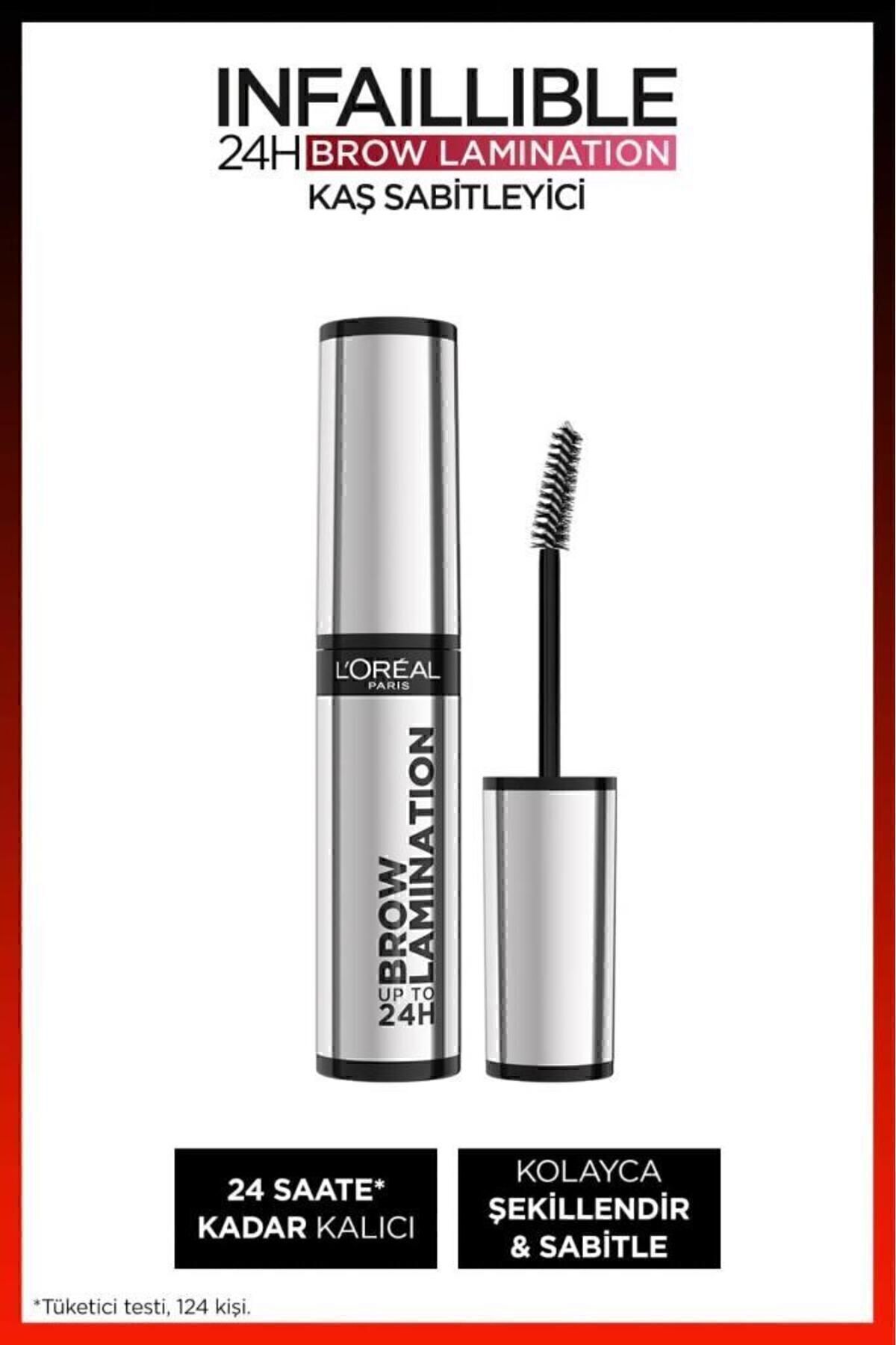 L'Oreal Paris Infaillible 24H Brow Lamination Şeffaf Kaş Sabitleyici