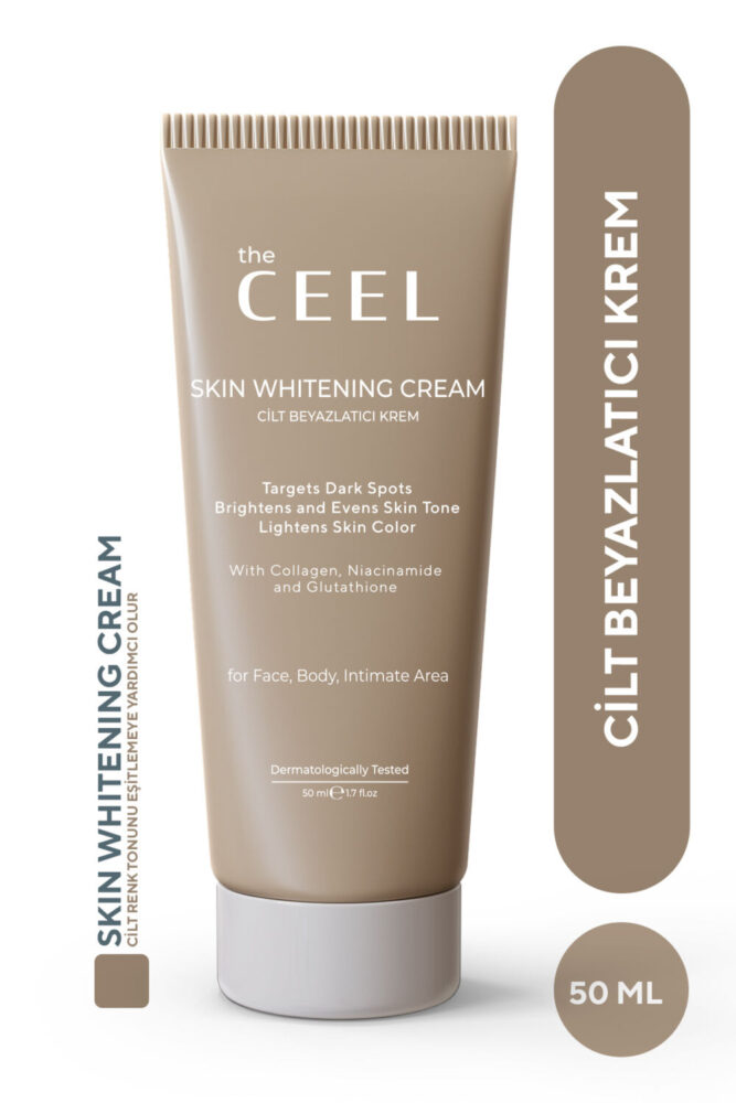 The Ceel Cilt Beyazlatıcı Aydınlatıcı Leke Karşıtı Krem | Niacinamide, Alpha Arbutin, Kojik Asit 50 ml