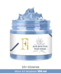 Qremfi Sıfır Gözenek Siyah Nokta Mavi Kil Maskesi | AHA + BHA+PHA 100 ml