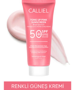 CALLİEL Ton Eşitleyici , Aydınlatıcı Spf 50+ Renkli Güneş Kremi Glutatyon, Hyaluronik Asit Etkili 50 ml