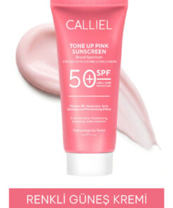 CALLİEL Ton Eşitleyici , Aydınlatıcı Spf 50+ Renkli Güneş Kremi Glutatyon, Hyaluronik Asit Etkili 50 ml