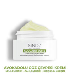 Sinoz Avokado Bomb Göz Çevresi Bakım Kremi - Nemlendirici Canlandırıcı Kırışıklık Karşıtı 15 ml