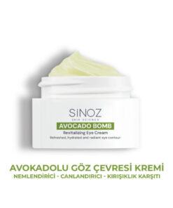 Sinoz Avokado Bomb Göz Çevresi Bakım Kremi - Nemlendirici Canlandırıcı Kırışıklık Karşıtı 15 ml