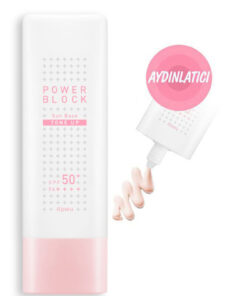 Missha Ton Eşitleyici Aydınlatıcı Güneş Kremi 50ml A'PIEU Power Block Tone Up Base Pink SPF50+/PA++++