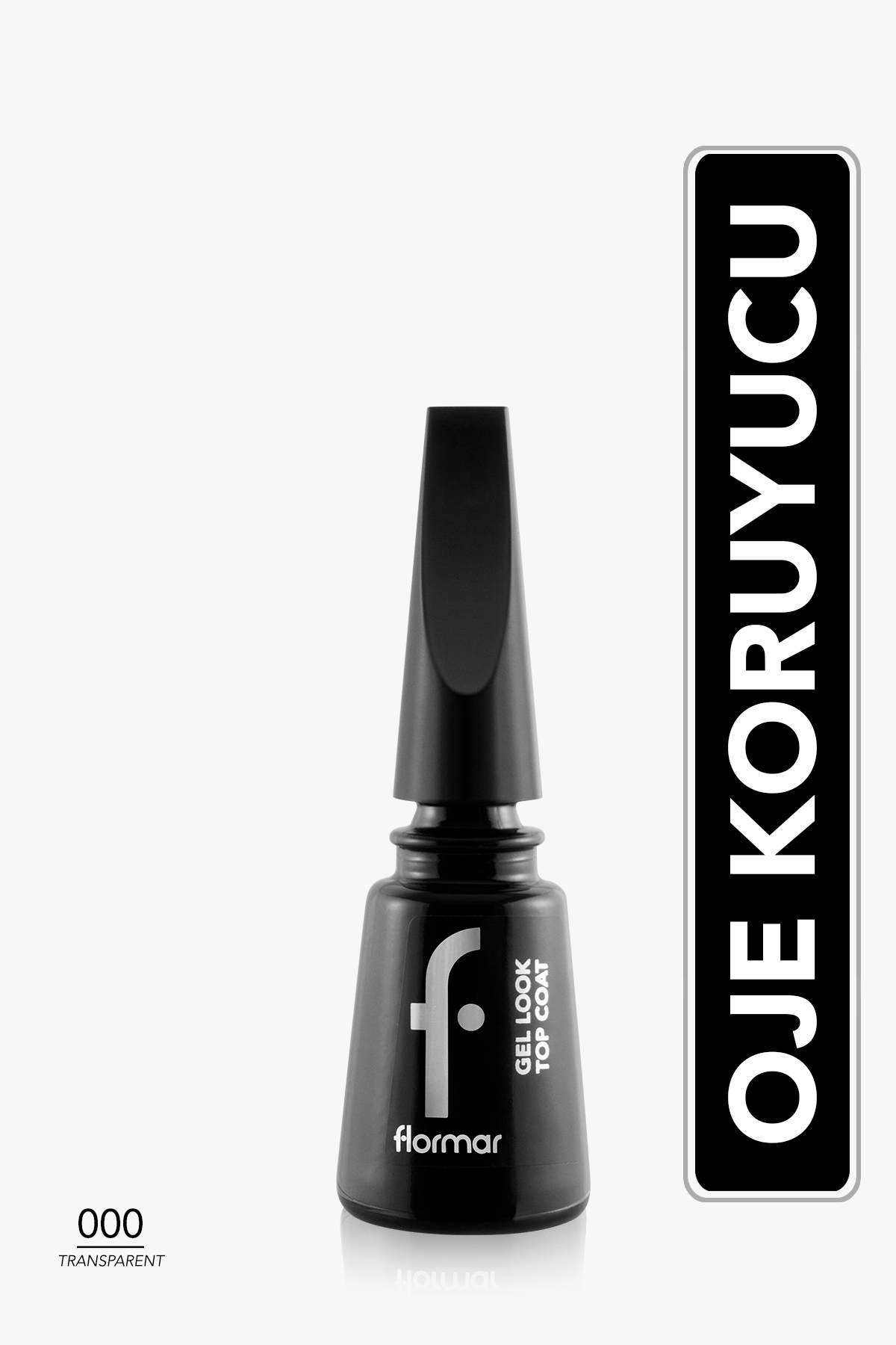 Flormar Jel Görünüm Veren Son Kat Tırnak Cilası - Gel Look Top Coat - 000 - 8682536059275