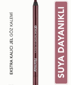 Flormar Mat Kalıcı Göz Kalemi (BORDO) - Extreme Tattoo Gel Pencil - 005 Very Berry - 8682536028875