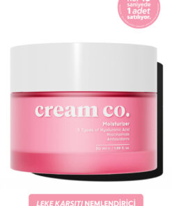 Cream Co. Su Bazlı Moisturizer Nemlendirici Aydınlatıcı Yüz Kremi | Hyaluronik Asit | 50 ML | Tüm Cilt Tipleri