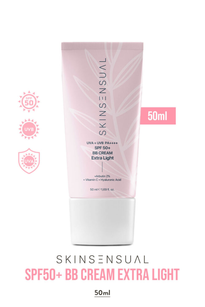 Skin Sensual BB Krem Extra Light| 50 Spf Uva/Uvb Pa++++ | Leke Oluşumunu Önlemeye Yardımcı, Aydınlık ve Canlılık