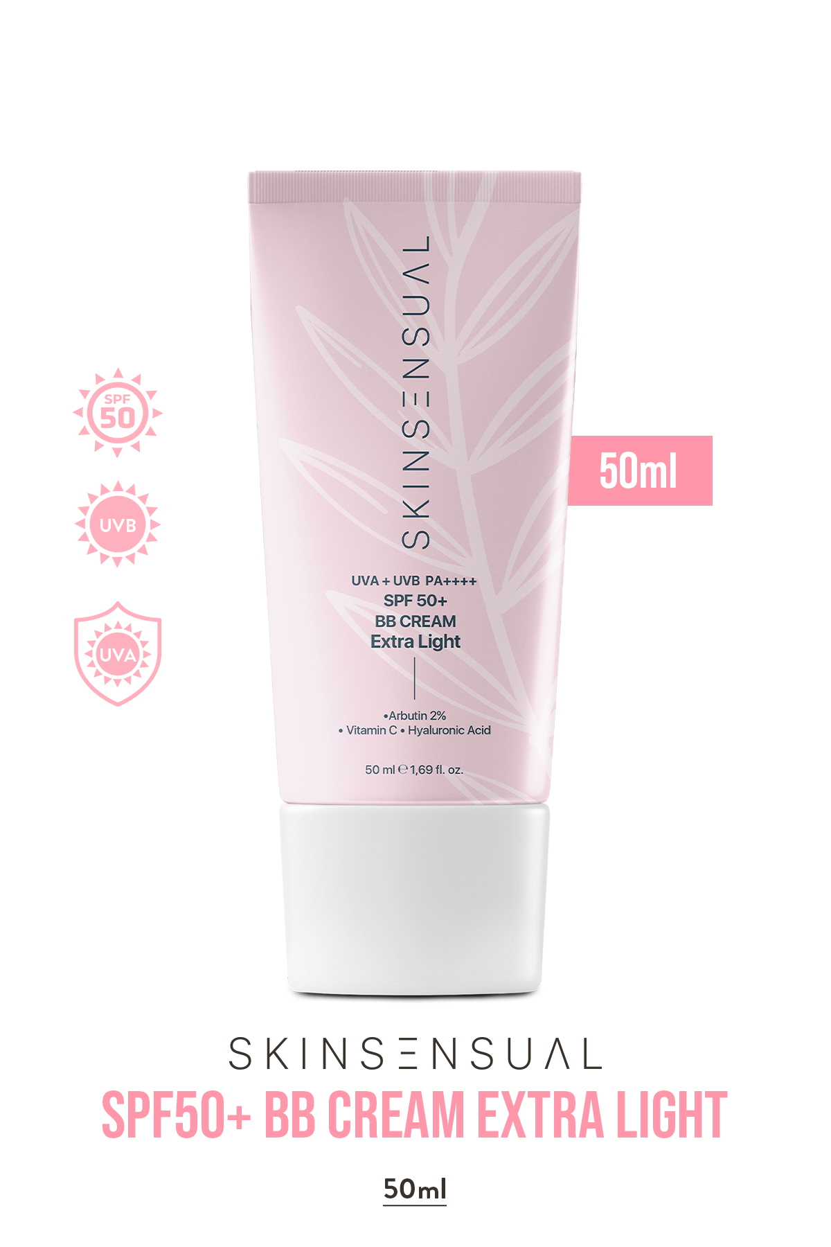 Skin Sensual BB Krem Extra Light| 50 Spf Uva/Uvb Pa++++ | Leke Oluşumunu Önlemeye Yardımcı, Aydınlık ve Canlılık