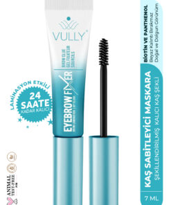 VULLY Brow Fixer 7 ml – Şeffaf Kaş Sabitleyici Maskara, 24H Laminasyon Etkisi, Biotin & Panthenol