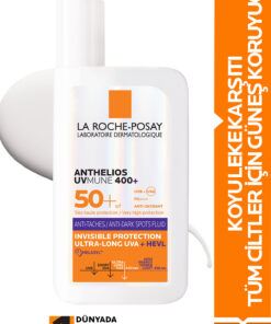 La Roche Posay Anthelios Uvmune Anti Dark Spots Fluid Lekeli Ciltler İçin Yüksek Koruma SPF50+ Yüz Güneş Kremi 50ML