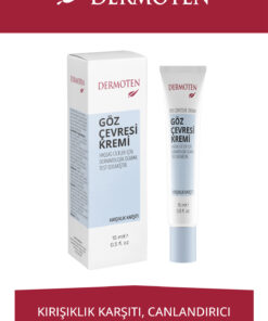 Dermoten Göz Altı Kremi | Kırışıklık, Kararma, Kuruluk İçin Aydınlatıcı Nemlendirici Göz Çevresi Kremi 15 ml