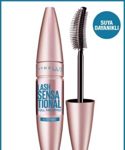 Maybelline New York Lash Sensational Yelpaze Etkili Suya Dayanıklı Siyah Maskara