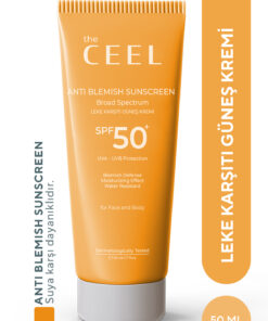 The Ceel Leke Karşıtı Tüm Ciltler Için Yüksek Korumalı Spf 50+ Güneş Kremi Glutatyon Etkili 50 ml