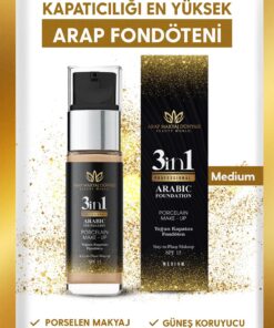 Arap Makyaj Dünyası Yoğun Kapatıcı Fondöten - Medium