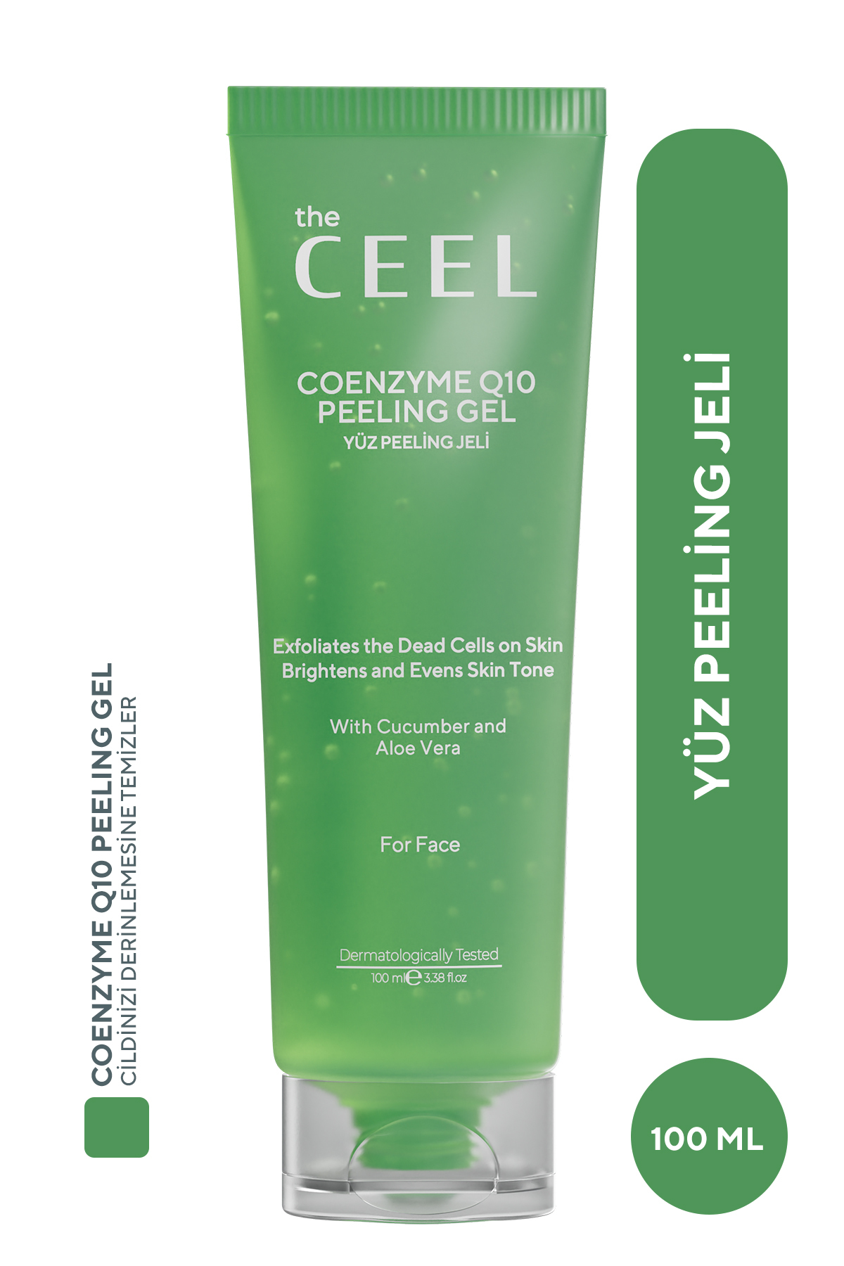 The Ceel Arındırıcı ve Aydınlatıcı Yüz Peelingi Aloe Vera Özlü Coenzyme Q10 100 ml